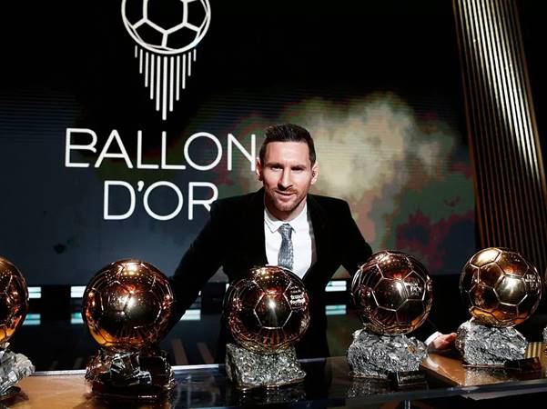 Messi có bao nhiêu quả bóng vàng tính đến năm 2023?