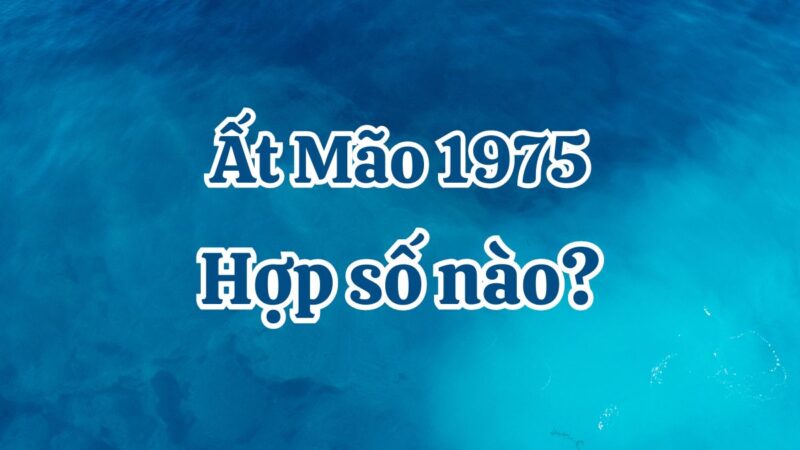 Lý giải tuổi Ất Mão 1975 hợp số nào theo ngũ hành chuẩn