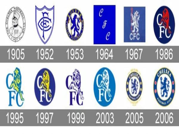 Hành trình lịch sử thay đổi logo Chelsea qua các thời kỳ